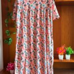 Pink Floral Printed Nighty